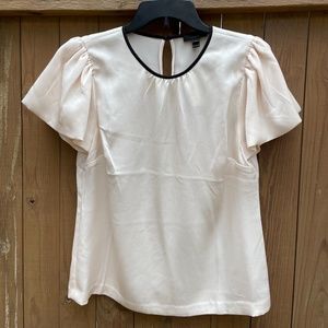 J. Crew Drapey Cape Cap Sleeve Top